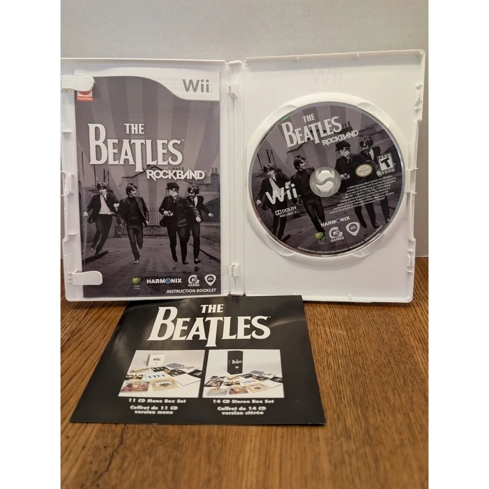 Wii 4 Pack/Rock Band Games/Country Track Pack/Lego/Rock Band 2/Beatles/UNTESTED‎
